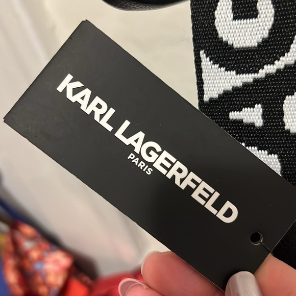 Karl Lagerfeld camera bag with multicolored stones - Picture 7 of 10